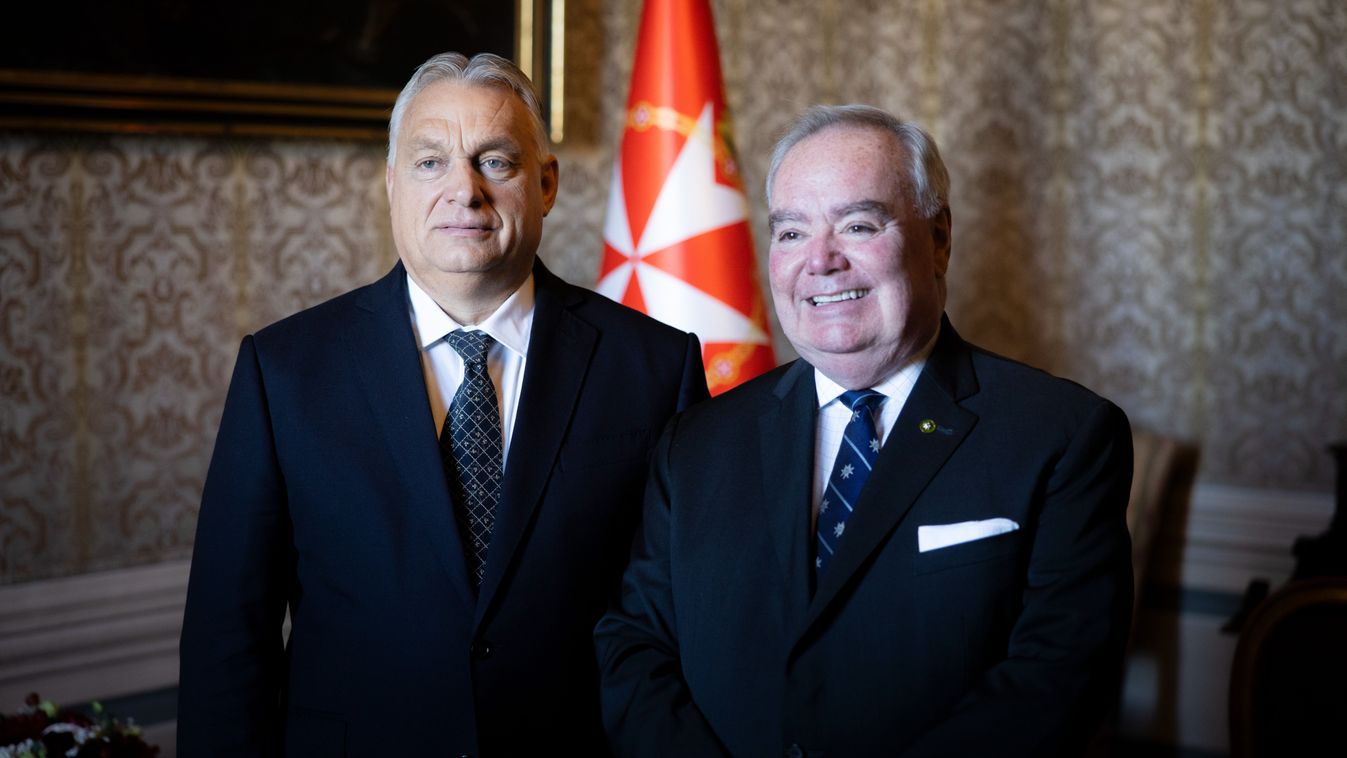 A Szuverén Máltai Lovagrend nagymesterével találkozott Orbán Viktor