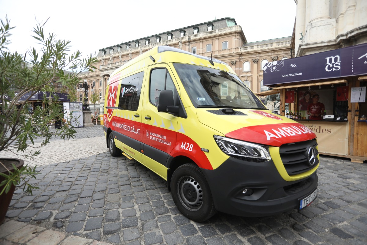 Kovács Bence | AZ új máltai mentő érkezik a Borfesztivál biztosítására