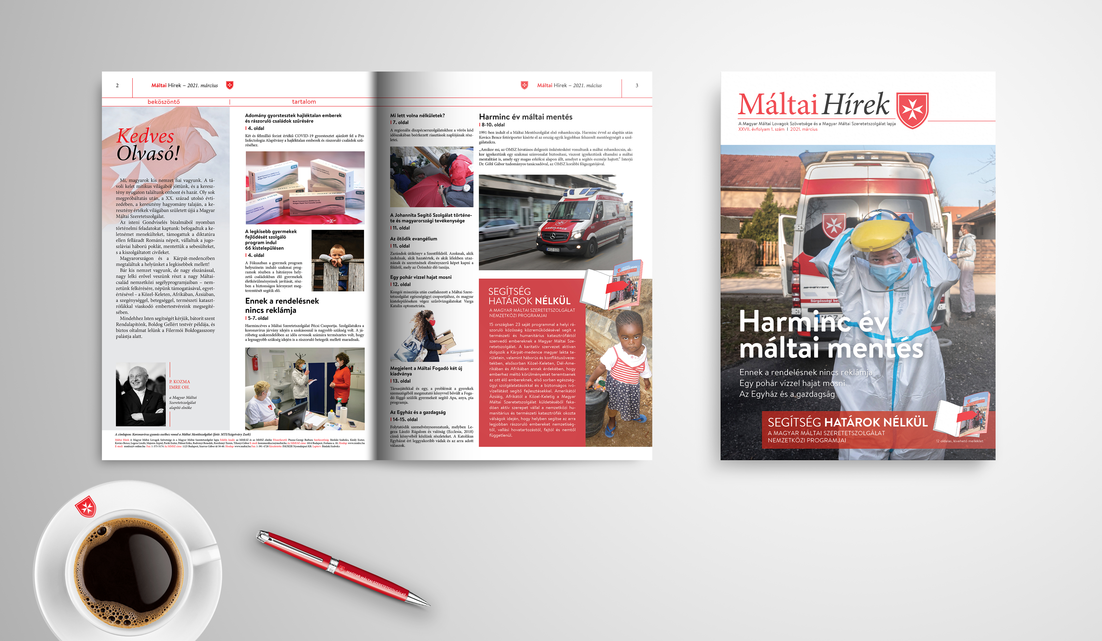 Megjelent a Máltai Hírek és a nemzetközi máltai segélyprogramokról szóló melléklete