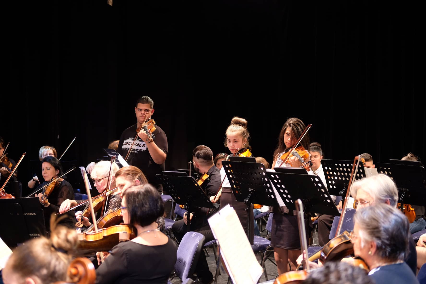 Az Egri Szimfonikus Zenekar és a Máltai Szimfónia diákzenekara