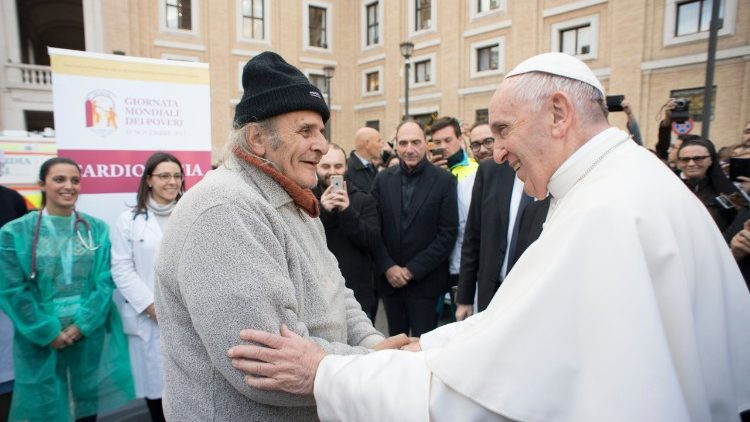 Ferenc pápa üzenete a szegények világnapjára