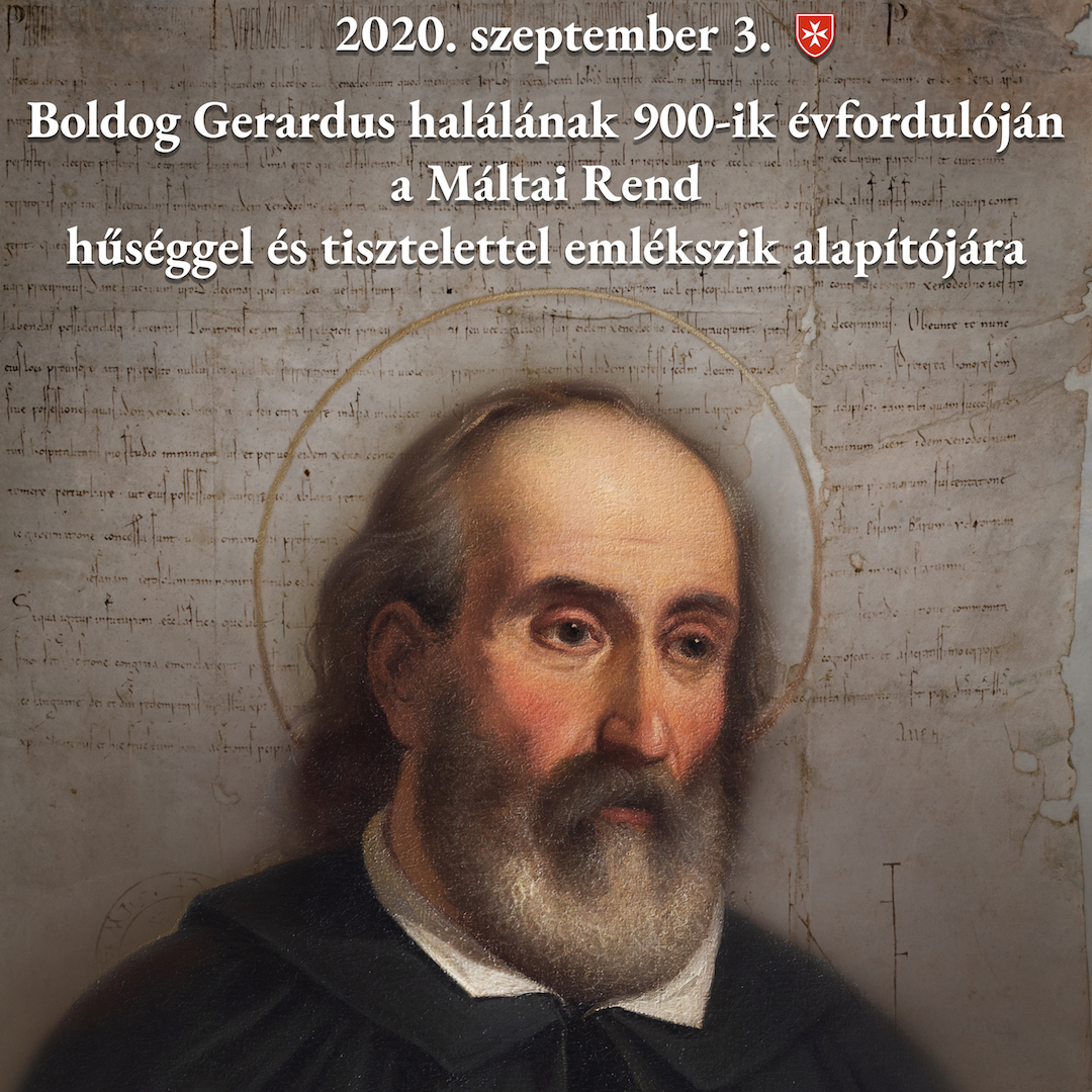 Szeptember 3-án Boldog Gellértre, a Máltai Rend alapítójára emlékezünk