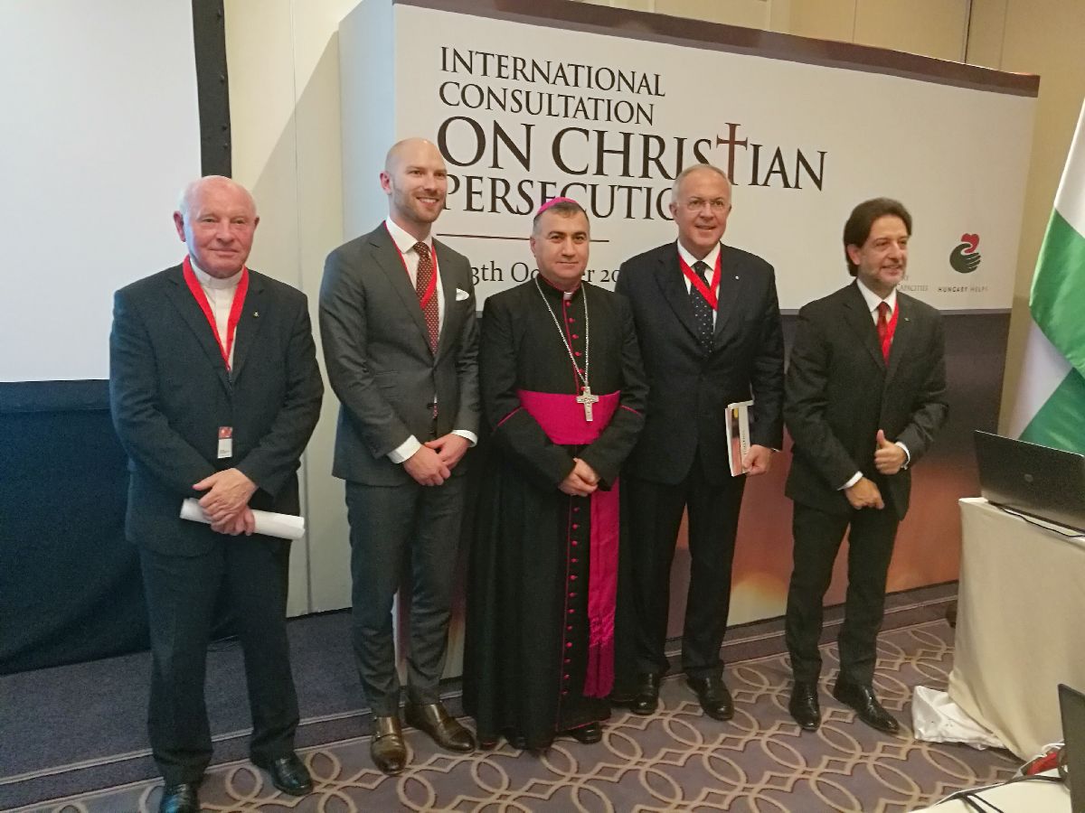 Helyben segíteni – A keresztényüldözésről szóló nemzetközi konferencián szólalt fel Kozma Imre atya